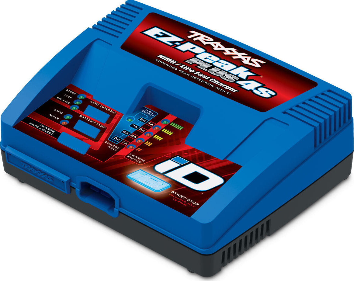 Charger, EZ-Peak® Plus 4s, 8 amp, NiMH/LiPo with iD® Auto Battery Identification